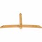 Ekena Millwork Bellingham Rough Sawn Timber Gable Bracket, Western Red Cedar, 108"W x 54"H x 4"D x 6"F, 12/12 Pitch GBW108X54X0406BEL00RWR - alternate 4
